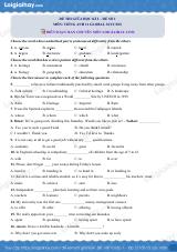 Đề thi giữa kì 2 Tiếng Anh 11 Global Success - Đề số 1